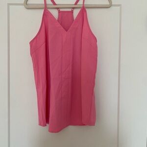 Pink Asymmetrical Camisole Top